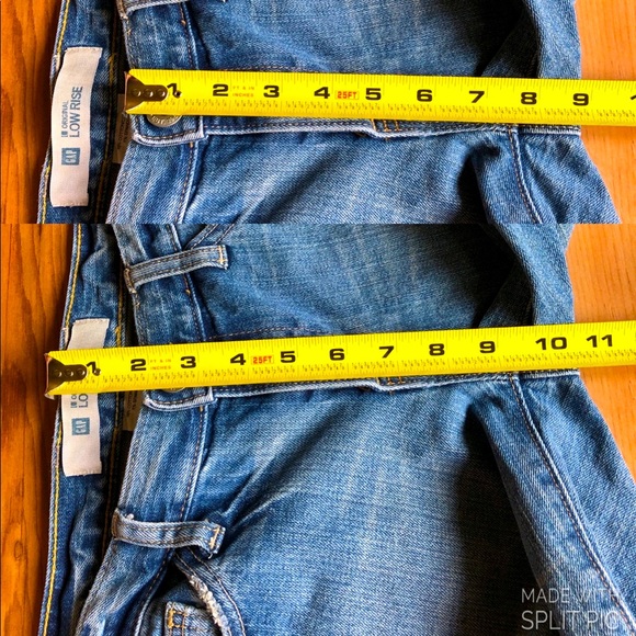 GAP Low Rise Jeans Distressed Blue Size 4A Women’s - Picture 9 of 13